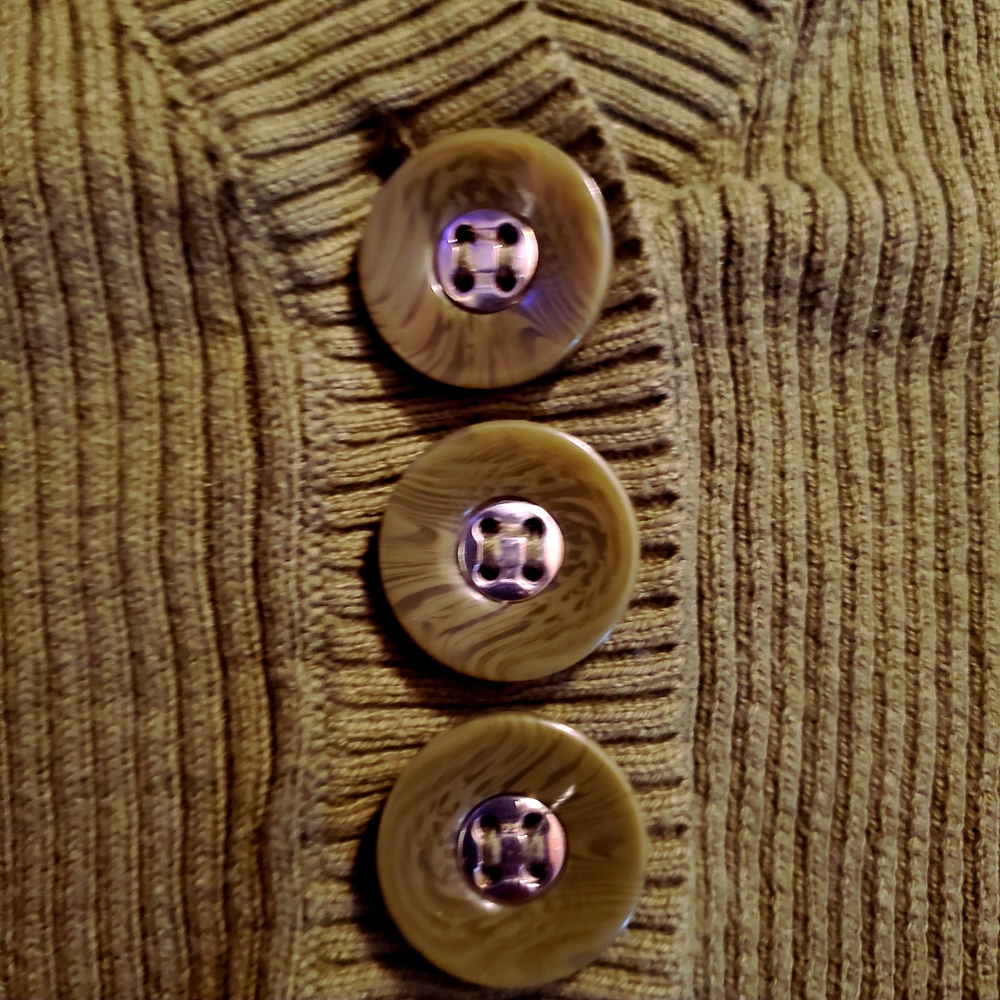 Axcess Forest Green Ribbed Knit Top - Picture 4 of 5